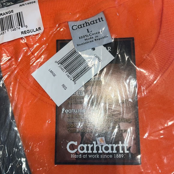 Carhartt Pocket T Shirt Size L - Picture 3 of 3
